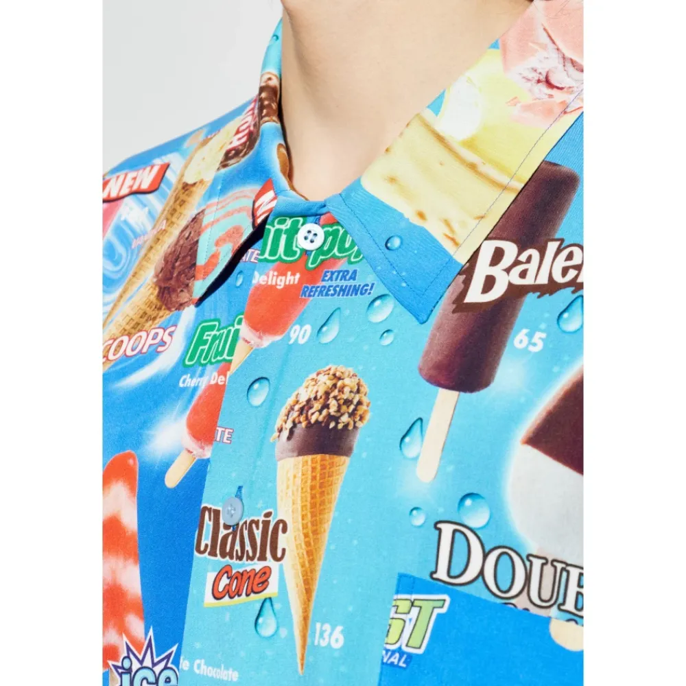 Skjorter<Balenciaga Pyjama Shirt Blå