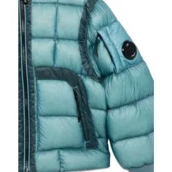 Jakker<C.P. Company Quilted Hooded Jacket Grøn