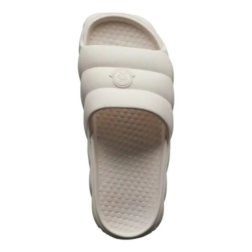 Sandaler^Moncler Quiltede Offwhite Sommer Sliders Hvid