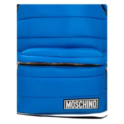Rygsække^Moschino Quiltet Hætte Rygsæk Blå