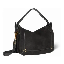 Håndtasker^Jérôme Dreyfuss Quiltet lædertaske med elegante detaljer Sort