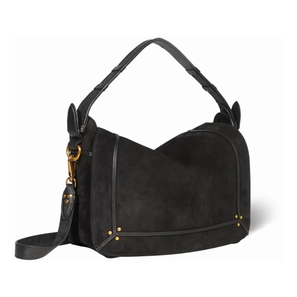 Håndtasker^Jérôme Dreyfuss Quiltet lædertaske med elegante detaljer Sort