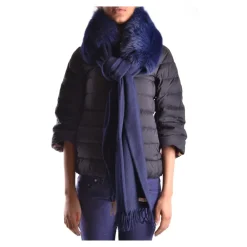 Tørklæder<Burberry Quiltet Puffer Hætte Halstørklæde Blå