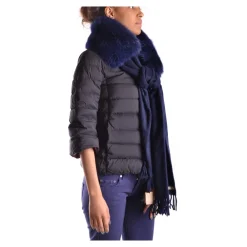 Tørklæder<Burberry Quiltet Puffer Hætte Halstørklæde Blå