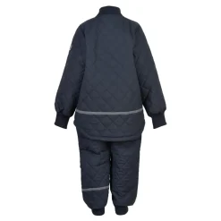 Overtøj^Mikk-Line Quiltet Termosæt med Fleece - Blue Nights Blå