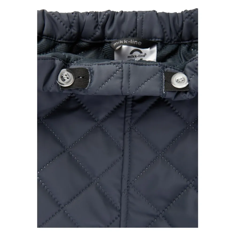 Overtøj^Mikk-Line Quiltet Termosæt med Fleece - Blue Nights Blå