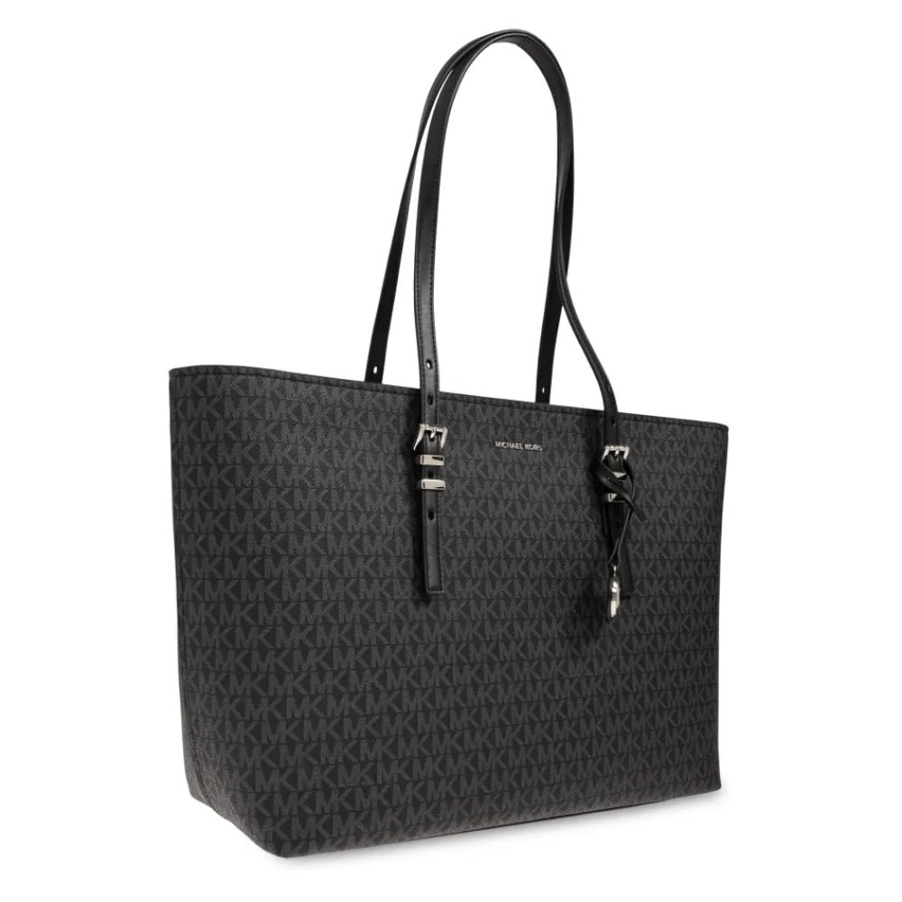 Indkøbstasker<Michael Kors Quinn Shopper Taske Sort