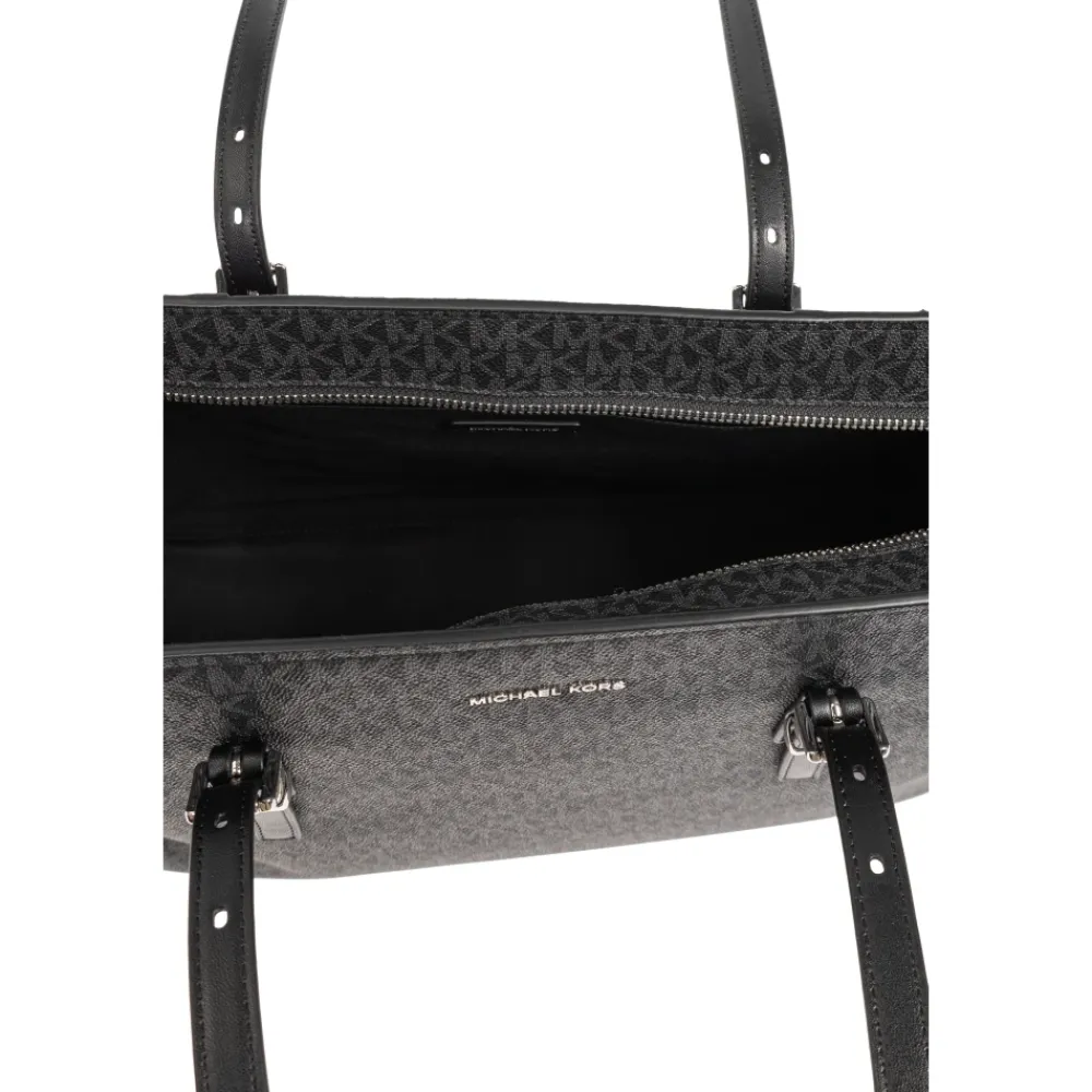Indkøbstasker<Michael Kors Quinn Shopper Taske Sort