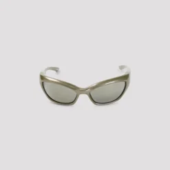 Solbriller|Solbriller<Balenciaga Racer Cat Sunglasses Grøn