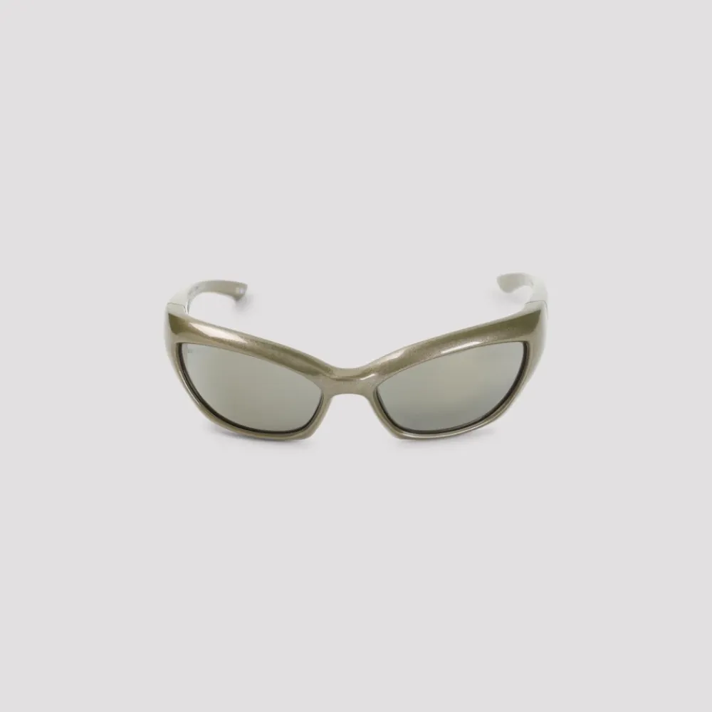 Solbriller|Solbriller<Balenciaga Racer Cat Sunglasses Grøn