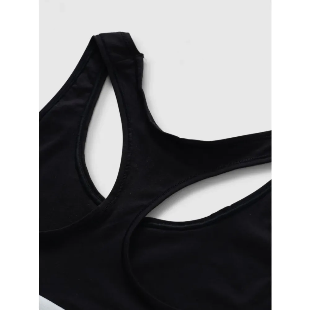 T-Shirts & Toppe<Calvin Klein Racerback Bralette Sort