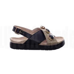 Sandaler<Inuikii Raffia Stone Stilfulde Sommer Sandaler Multifarvet