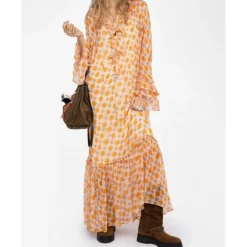 Kjoler<Zadig & Voltaire Ralicel Dress Beige