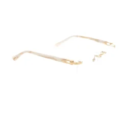 Briller<Cartier Rammeløs optisk brille Gul