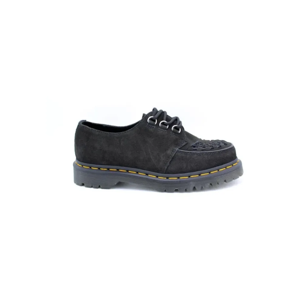 Snøresko^Dr. Martens Ramsey Suede Creeper Sko Sort