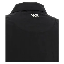 Bluser & Skjorter^Y-3 Raw Edge 3 Stripes Shirt Sort