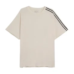 T-Shirts & Toppe^Y-3 Raw Edge 3 Stripes Short Sleeve Tee Hvid