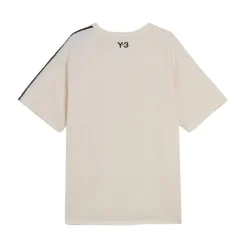 T-Shirts & Toppe^Y-3 Raw Edge 3 Stripes Short Sleeve Tee Hvid