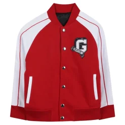 Jakker<Givenchy Børnejakke med Logo Detaljer Rød