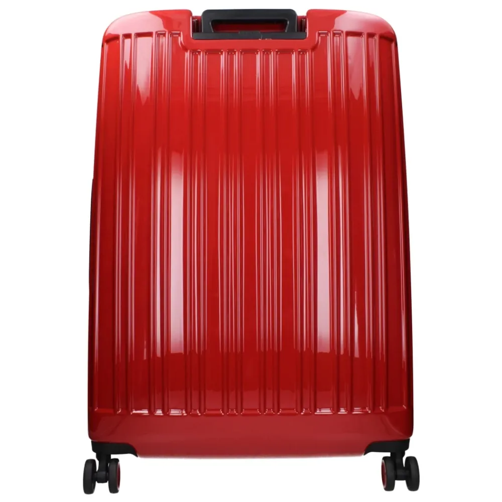 Kufferter<Piquadro Polycarbonat Vintage Effekt Trolley Rød