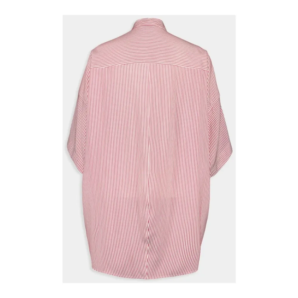 Bluser & Skjorter^Stella McCartney Rød Stribet Silkeskjorte Multifarvet
