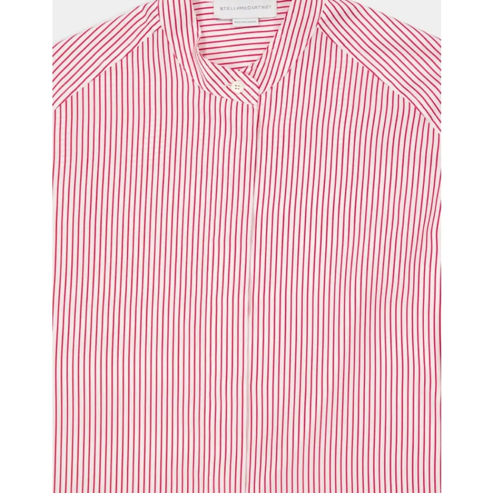 Bluser & Skjorter^Stella McCartney Rød Stribet Silkeskjorte Multifarvet