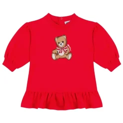 Kjoler & Nederdele^Moschino Teddybjørn Sweater Kjole Rød