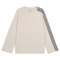 T-Shirts & Toppe|Træningstrøjer<Y-3 RE 3S LS Tee Beige