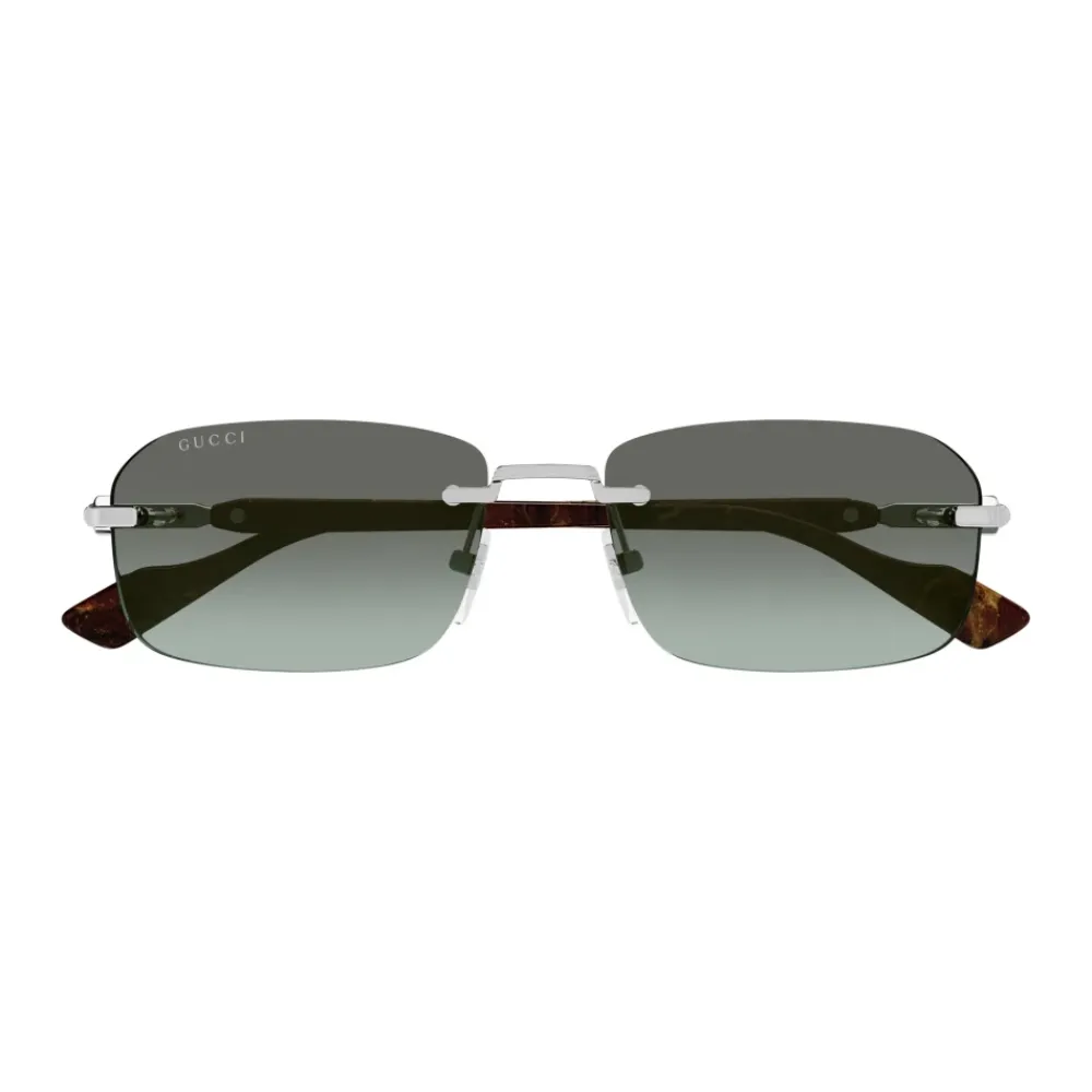 Solbriller<Gucci Rectangular Sunglasses Grå