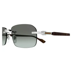Solbriller<Gucci Rectangular Sunglasses Grå