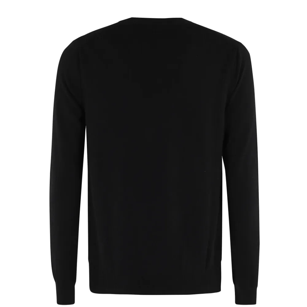 Strik^Comme des Garçons Play Red Heart Sweater Sort