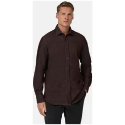 Skjorter<Boggi Milano Regular Fit Fløjlsskjorte Brun