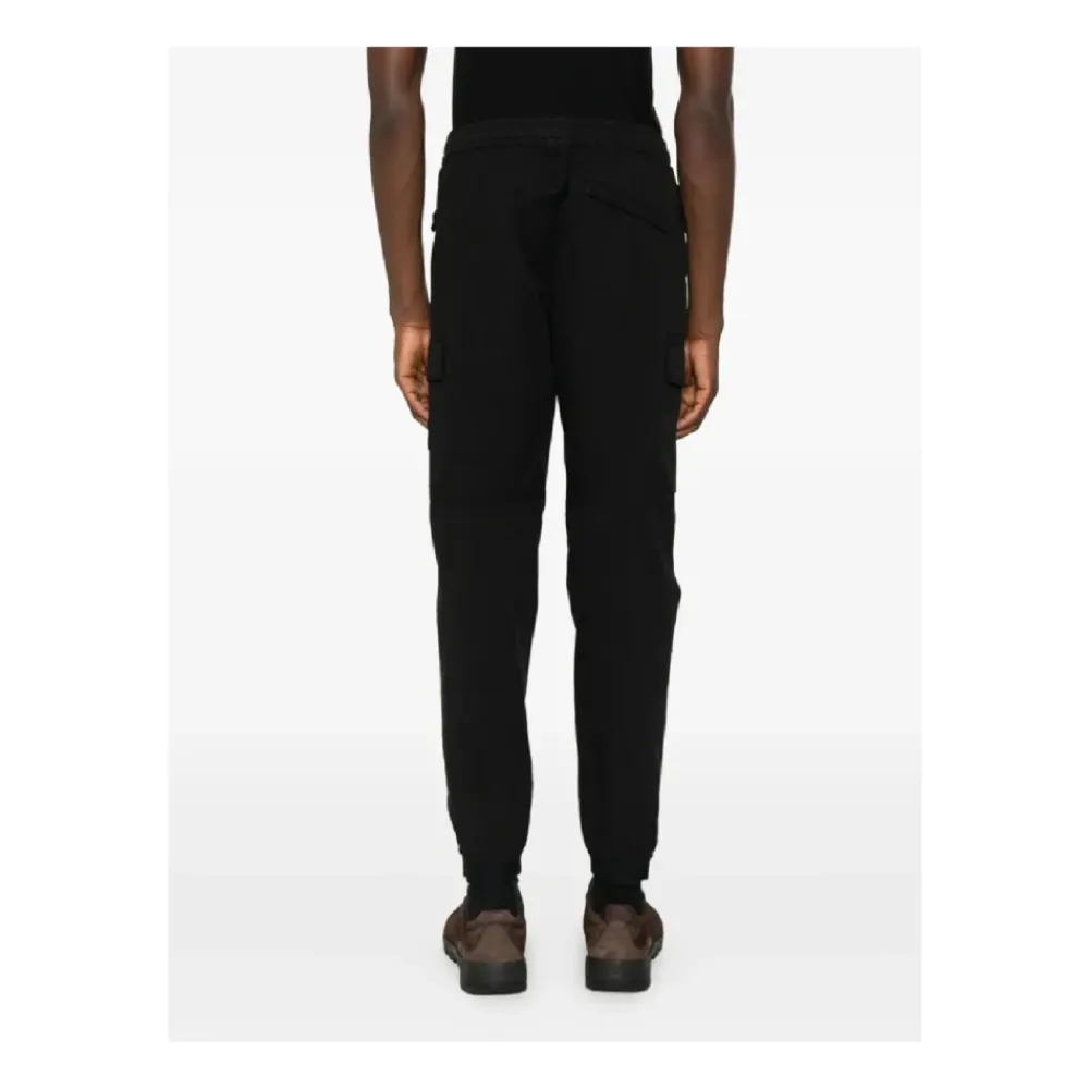 Bukser<Stone Island Regular Tapered Cargo Bukser Sort