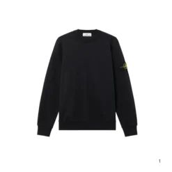 Trøjer|Sweatshirts<Stone Island Regular-Fit Sweatshirt Sort