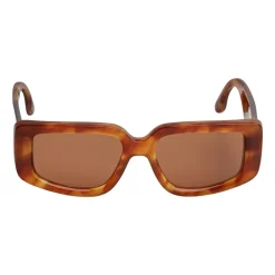 Solbriller^Victoria Beckham Rektangulære acetat solbriller Brun