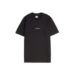T-Shirts<C.P. Company Relaxed Fit Logo T-Shirt Sort