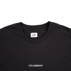T-Shirts<C.P. Company Relaxed Fit Logo T-Shirt Sort