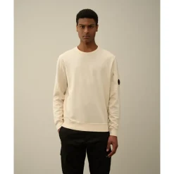 Trøjer|Sweatshirts^C.P. Company Resist Dyed Lens Sweatshirt Beige