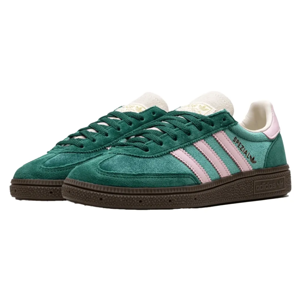 Sneakers^Adidas Retro Handball Spezial Grøn Pink Velvet Multifarvet