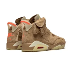 Sneakers^Jordan Retro Travis Scott British Khaki Sneakers Brun