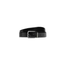 Bælter<Emporio Armani Reversibel læder Tunge Bælte Sort