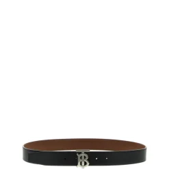Bælter<Burberry Reversibelt Læder TB Bælte Multifarvet