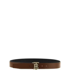 Bælter<Burberry Reversibelt Læder TB Bælte Multifarvet