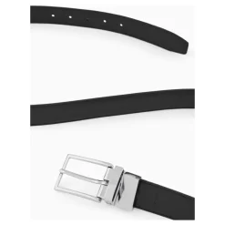 Bælter<Emporio Armani Reversible Bælter Italien Sort