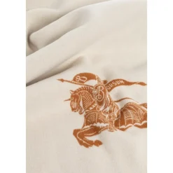 Halstørklæder Og Tørklæder<Burberry Reversible EKD Cashmere Scarf Beige