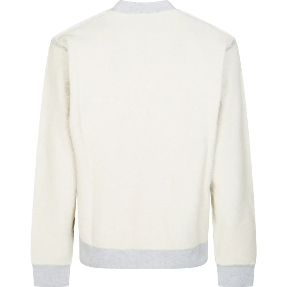 Trøjer|Sweatshirts<Arte Antwerp Reversible Label Crewneck Grå