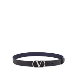 Bælter<Valentino Garavani Reversible VLogo Bælte Sort