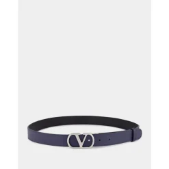 Bælter<Valentino Garavani Reversible VLogo Bælte Sort