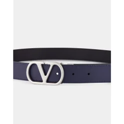 Bælter<Valentino Garavani Reversible VLogo Bælte Sort