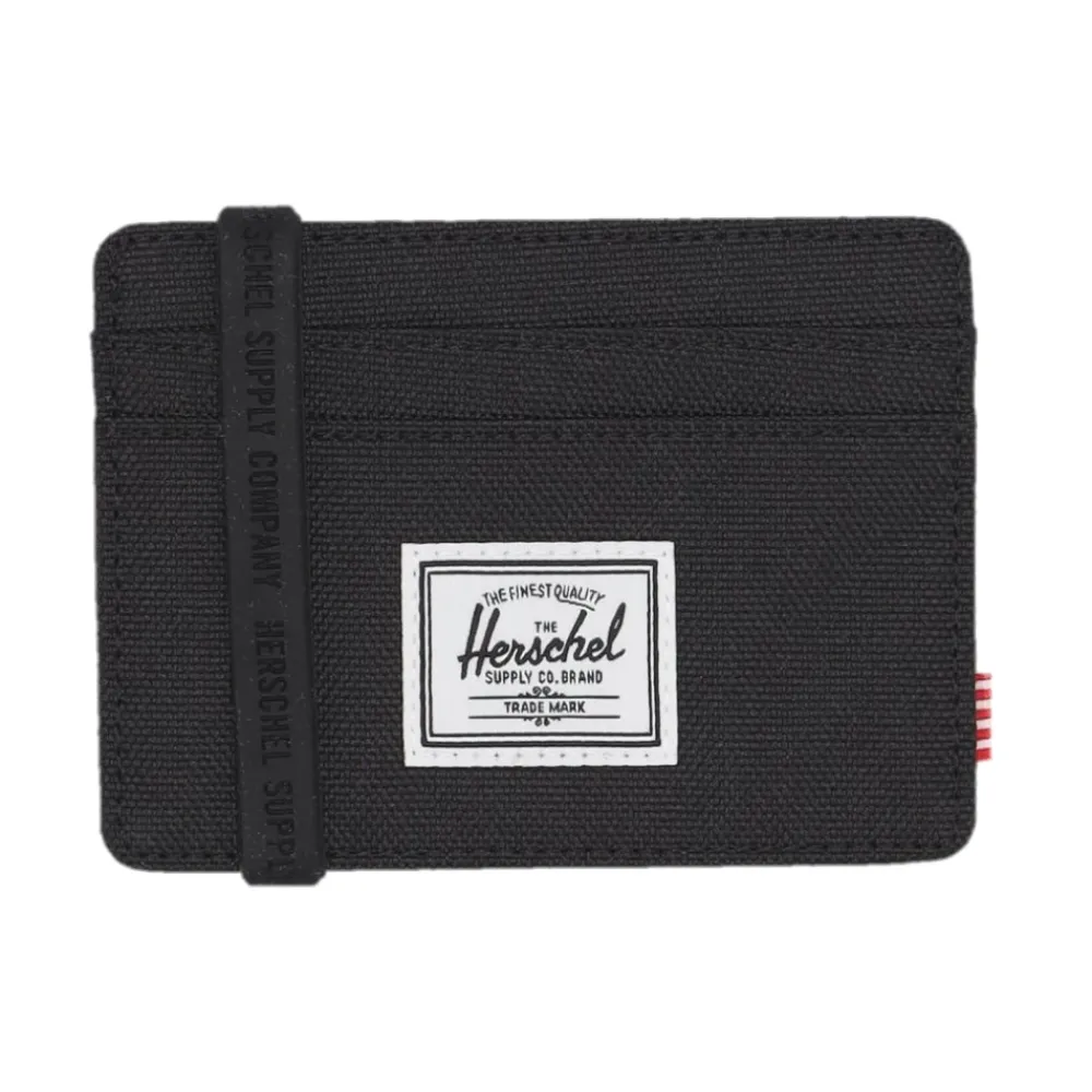 Punge & Kortholder^Herschel RFID-beskyttende kortholder med flere rum Sort